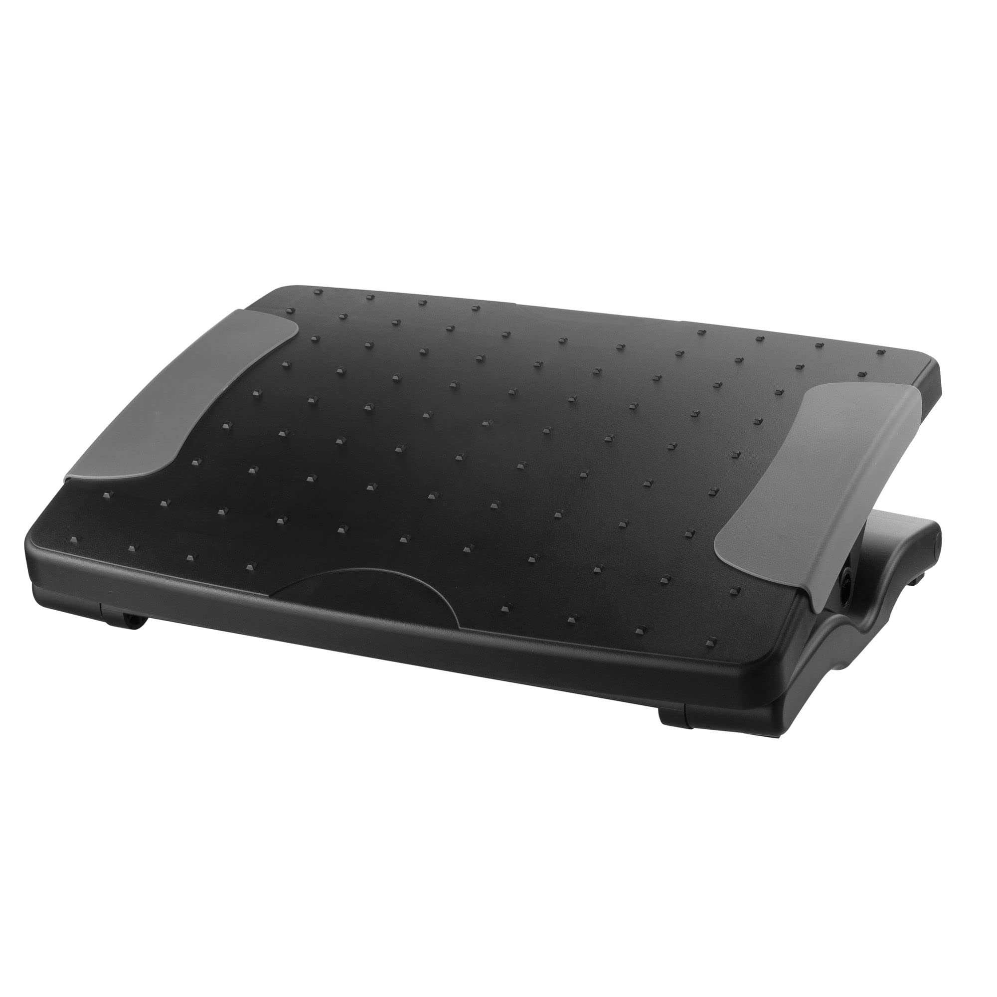 Kantek Professionelle Verstellbare Fußstütze, 4 bis 17,8 cm Höhe, schwarz (FX400)