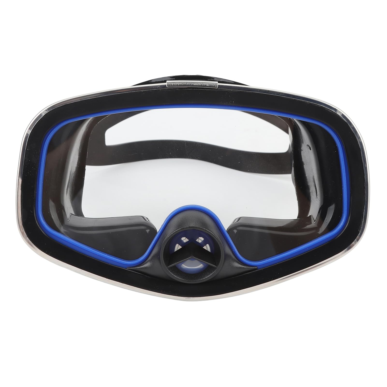 Máscara de Buceo Ovalada, Gafas de Buceo, Visibilidad Clara, Ovaladas, HD, Antivaho, Gafas de Buceo, Diseño de Válvula de Nariz, Vidrio Templado, Lente única, Gafas de Snorkel