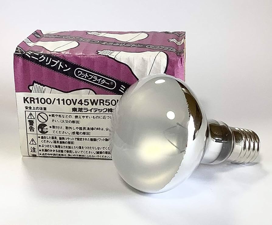 蛍光灯・電球 TOSHIBA KR100/110V45WR50K Amazon.co.jp: Toshiba KR100/110V45WR50K Mini Reflex Lamp