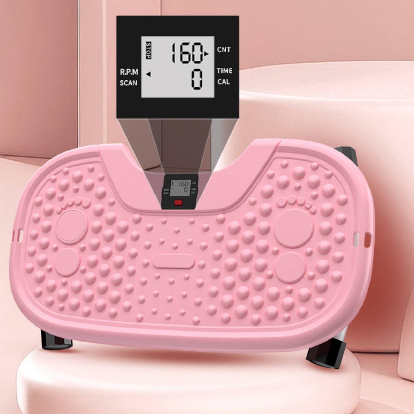 Amagogo Fitness Machine Pedana Torcente Stepper Piattaforma Girevole Rotazione Vita con Elastici Superficie Antiscivolo in E Acciaio per Allenamento a Casa, Blu, Blu