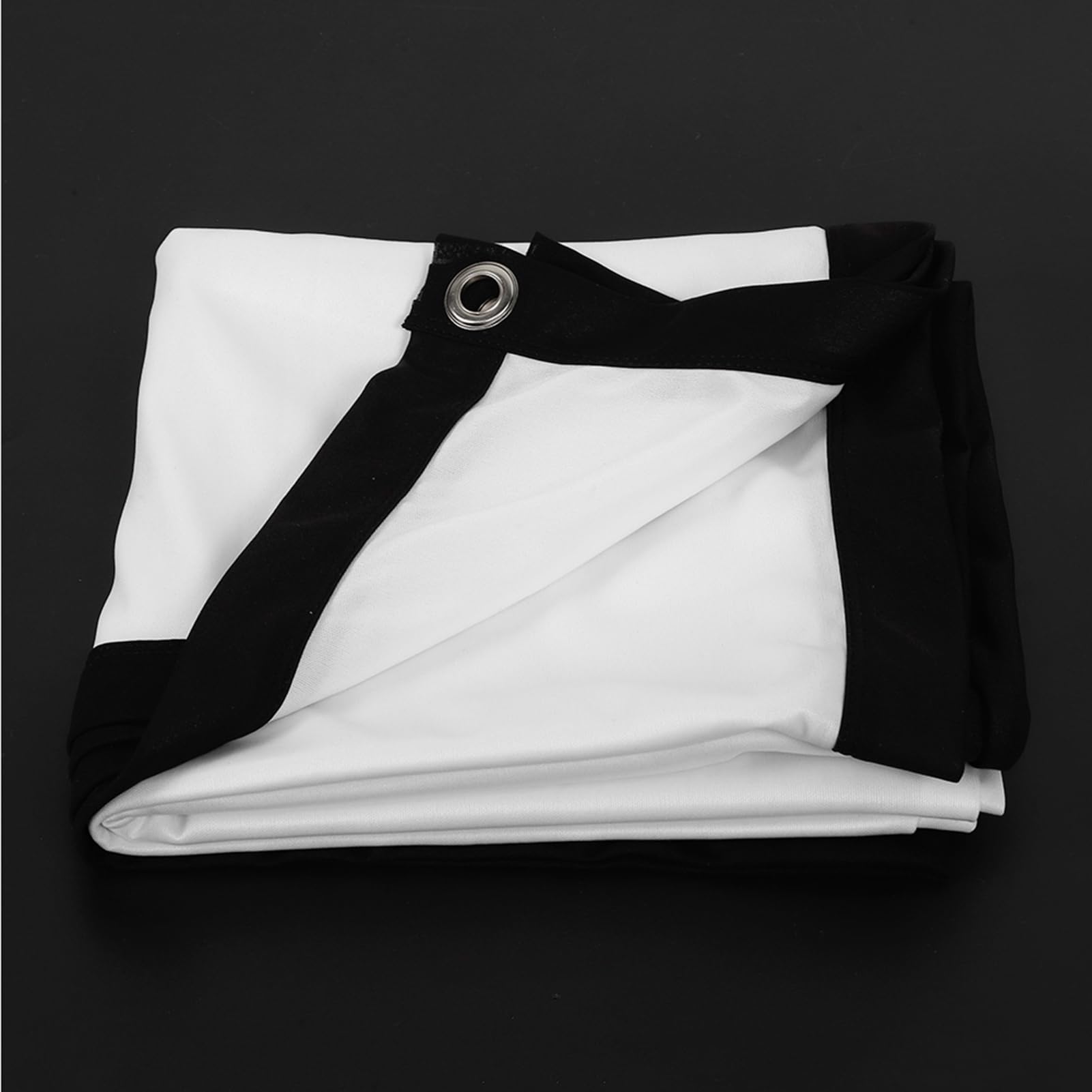 Ecran De Projection, Écran de Projecteur 50 16: 9 épaissir Portable Non Pli Doux Polyester Blanc Projecteur Rideau écran de Projection