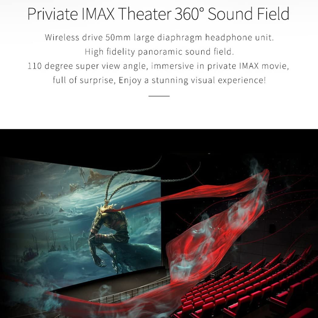 Occhiali VR, Visore Realtà Virtuale, Cuffie 3D VR Compatibile con Tutti Gli, Lente Regolabile per Film e Giochi 3D, per iPhone 13 Pro Max/13 Pro/13/12/11, per Samsung Galaxy S21, Huawei, Xiaomi