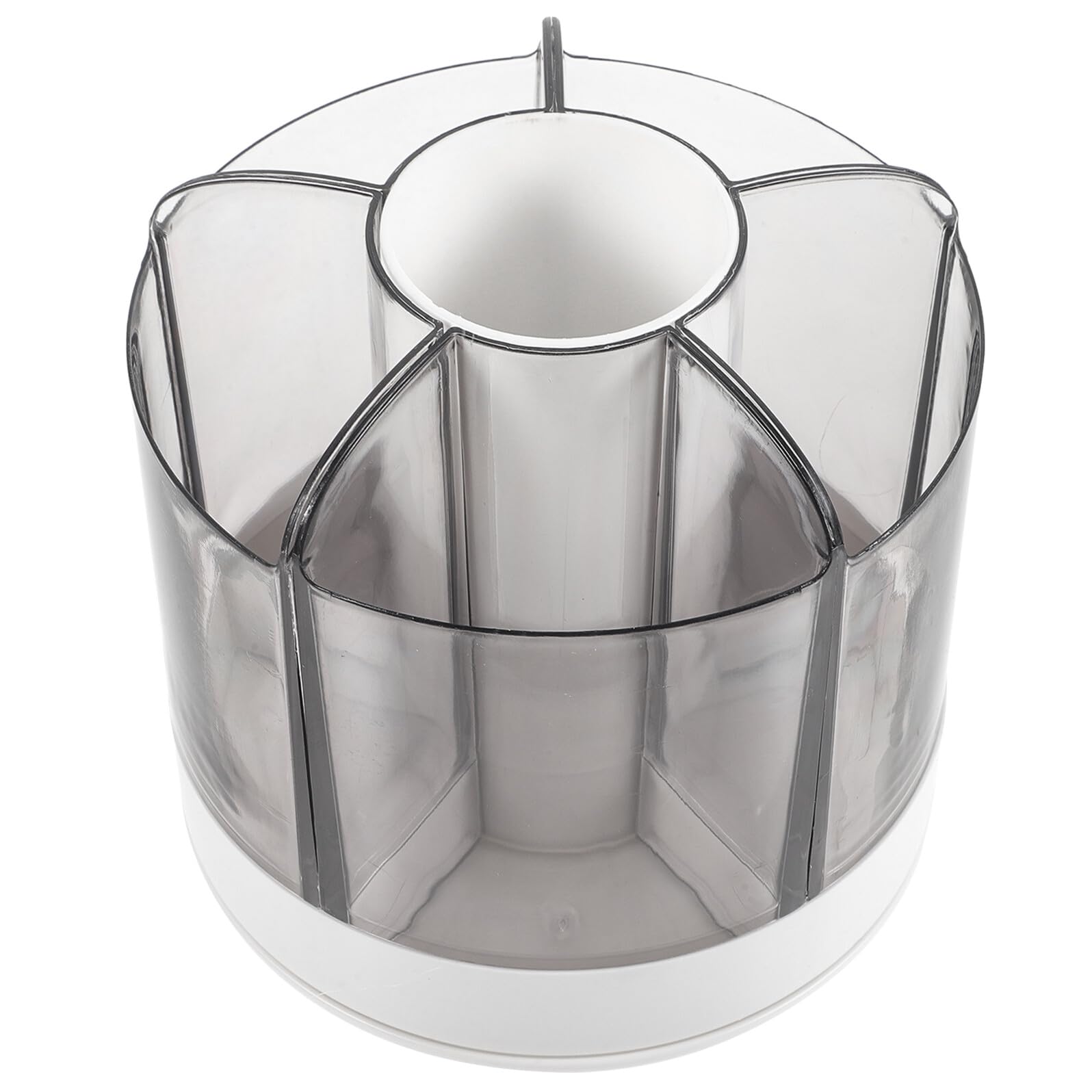 Porte-stylo rotatif amovible plastique transparent Baluue