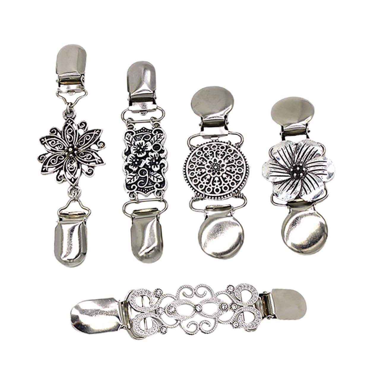 Pinzas de chal Gatuida en aleación premium: broches decorativos para ropa de mujer 8