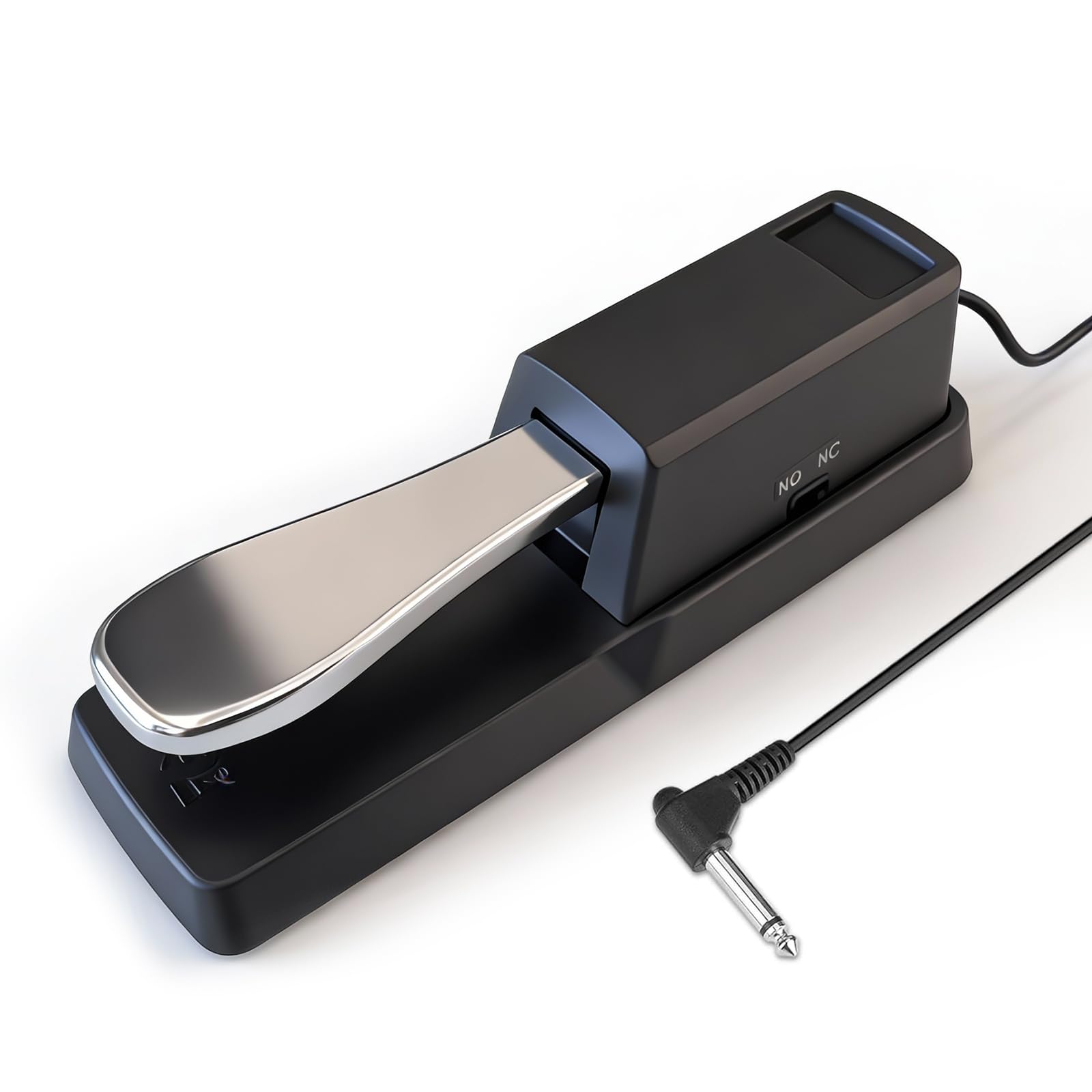 Universal Sustain Pedal for Keyboard/Piano with Polarity Switch - 1/4" (6.5mm) Plug Compatible with Digital Pianos, MIDI Controllers &amp; Electronic Keyboards(SP-01)