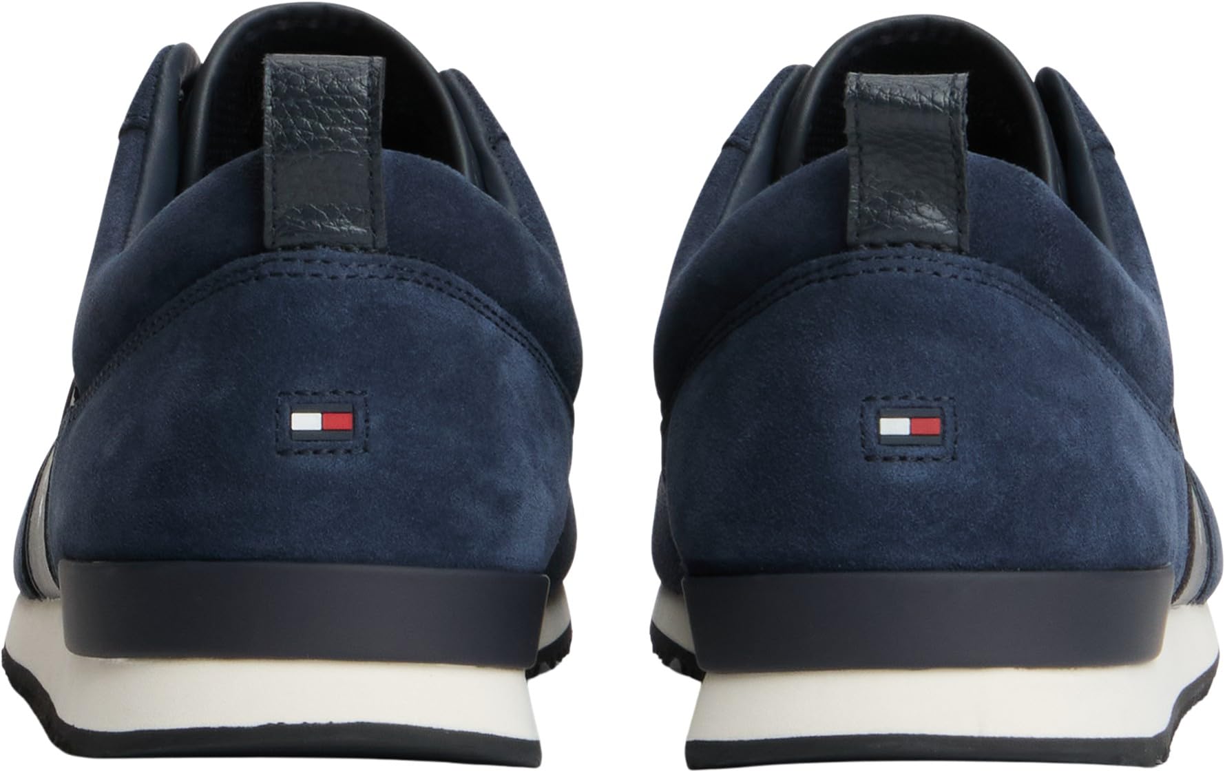 Tommy Hilfiger Iconic Leather Suede Mix Runner - Adidasy Mężczyźni