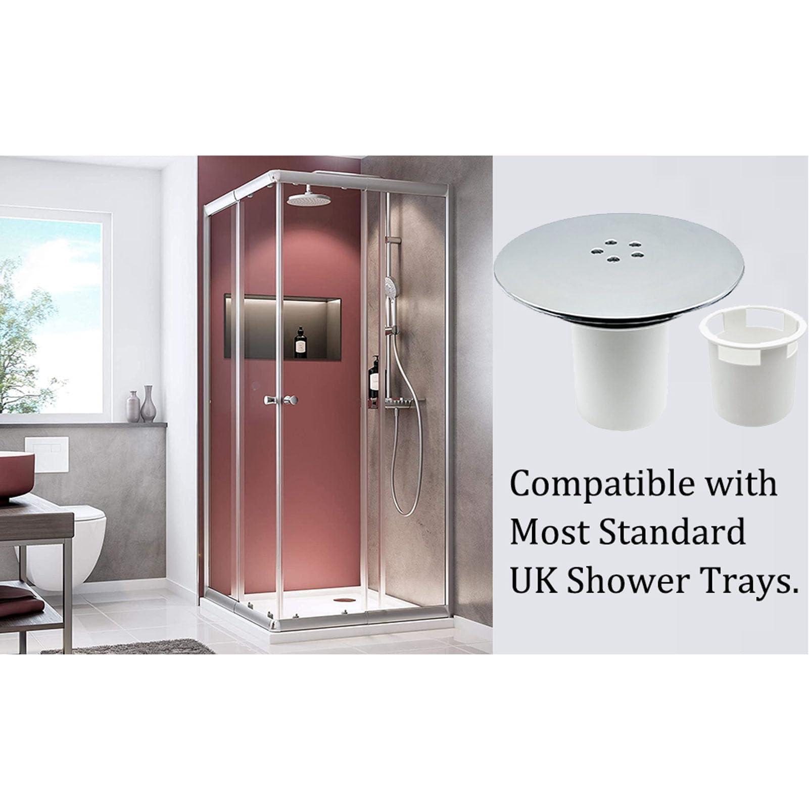 Cyrank Round Shower Drain Cover - Image 4