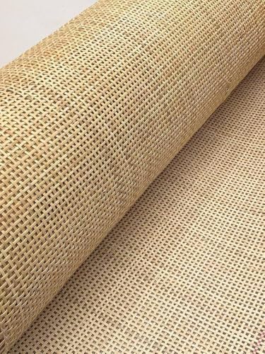 Image of MetrocaneWorks Natural Cane Webbing Roll, Square Mesh Woven Rattan Sheet, 18 Inch Width, for Chair Repair and Furniture Restoration (1.5ft x 2ft)