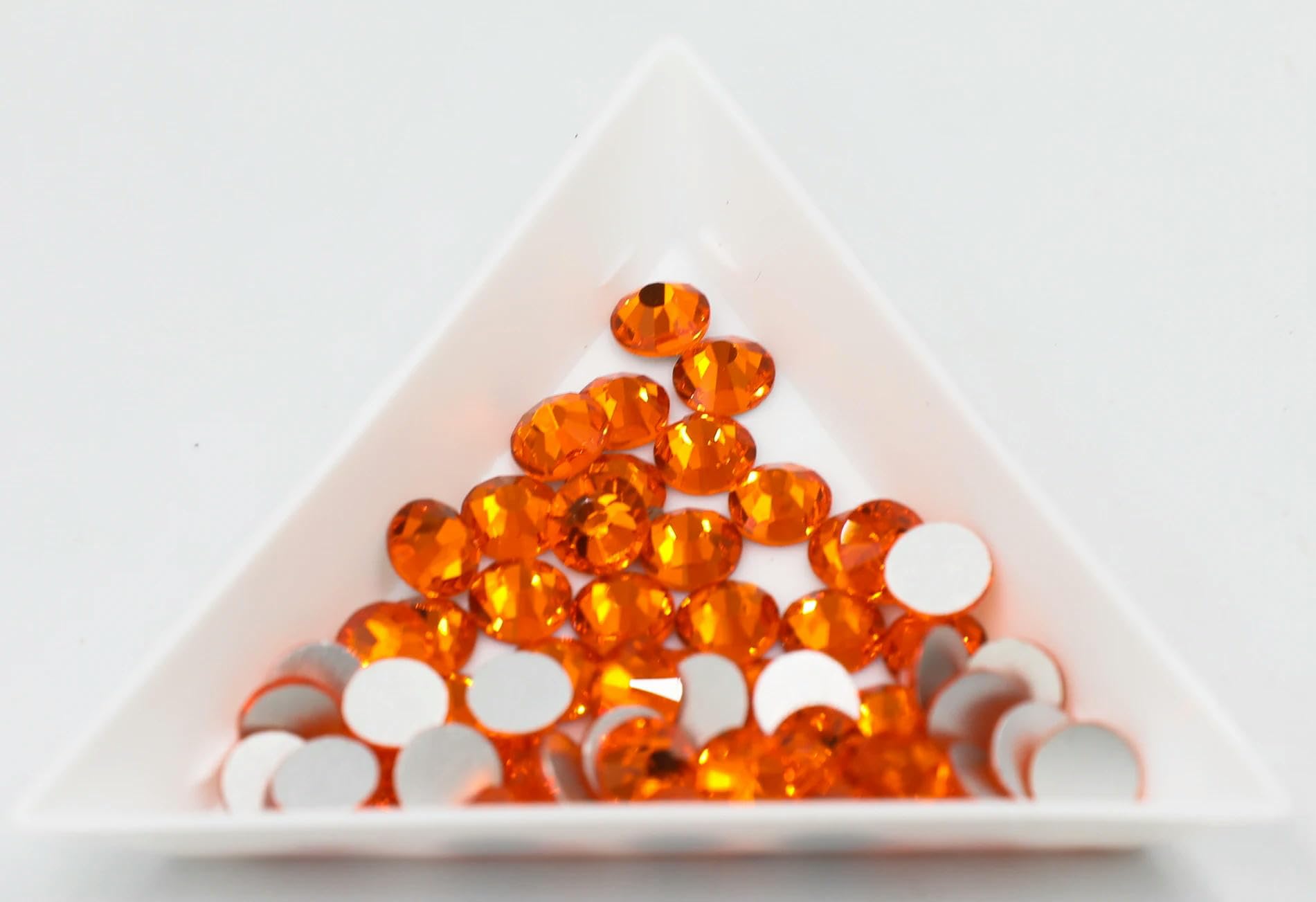 Strass In Oro Rosa: Gemme Di Vetro A Fondo Piatto Per Lavori - Foto 9