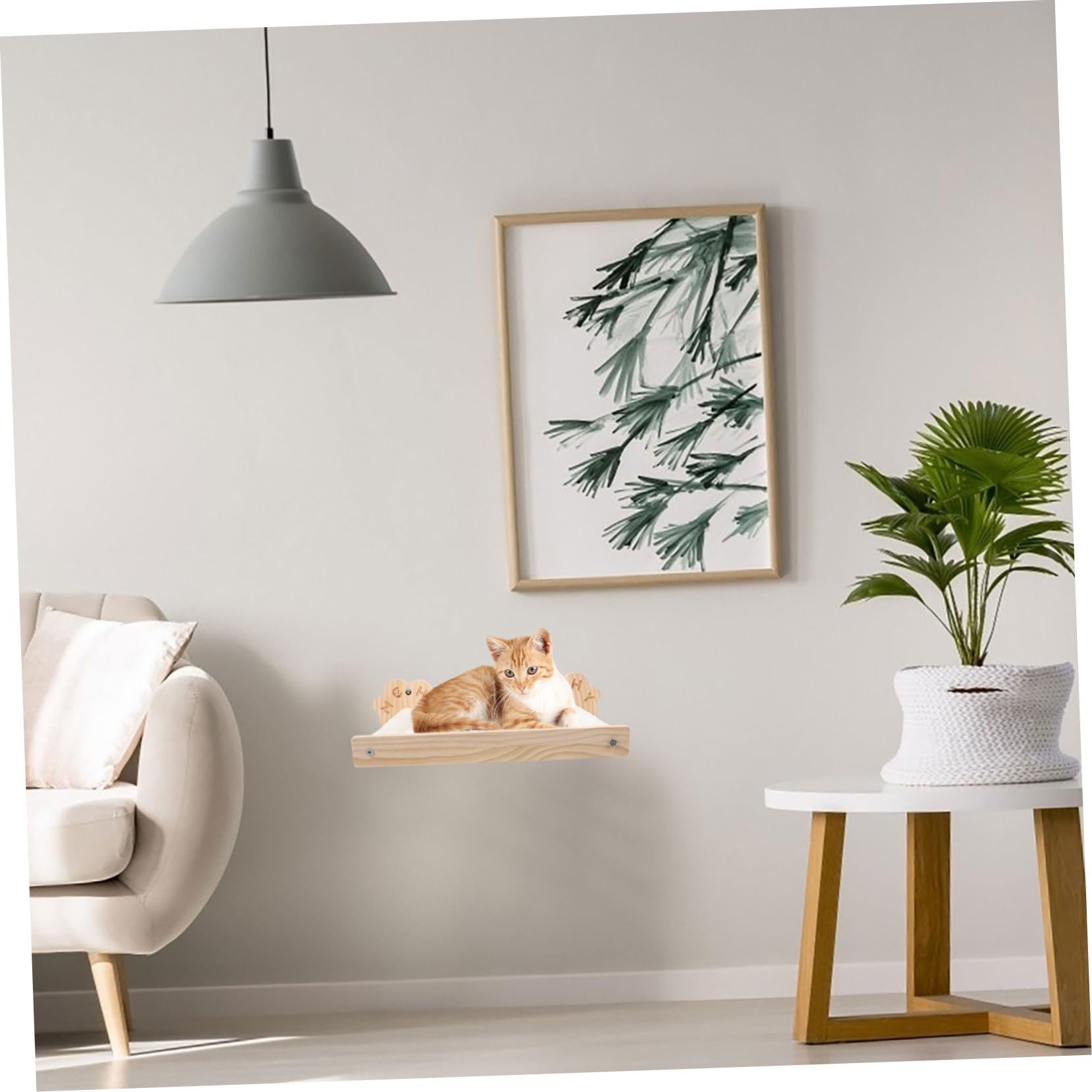 Hamac pour Chat Muraux Étagère Murale pour Lit De Chat Lit Suspendu Meuble Mural