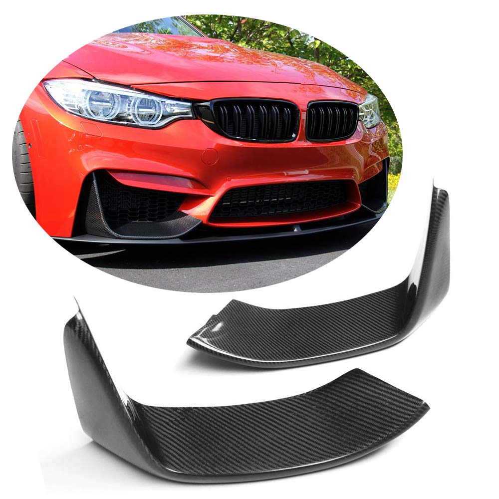 MCARCAR KIT Front Bumper Splitter fits BMW F80 M3 F82/F83 M4 2014-2019 Factory Outlet Carbon Fiber C