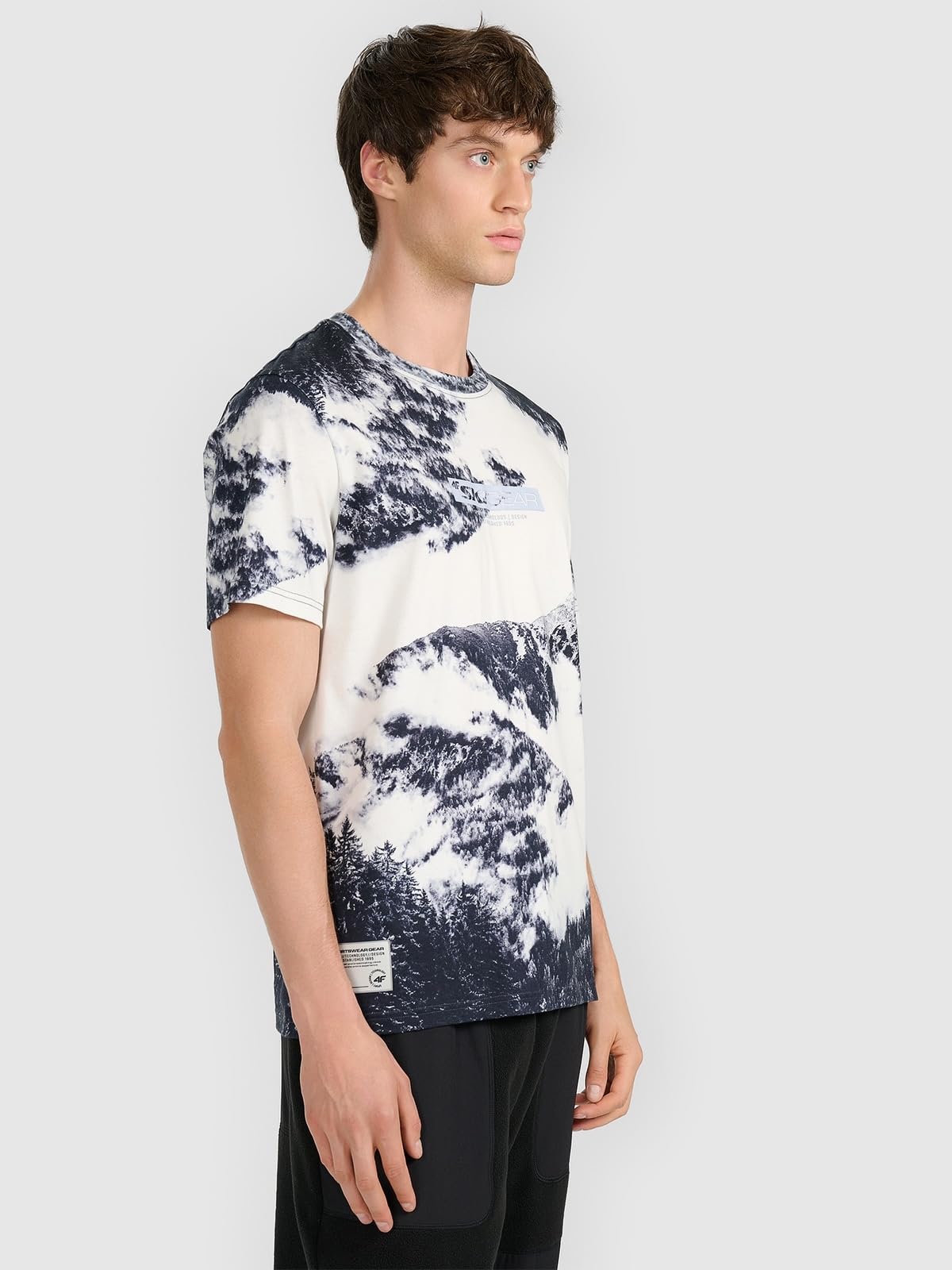 KOSZULKA MĘSKA TSHIRT 4F BAWEŁNA SUPER MATERIAŁ