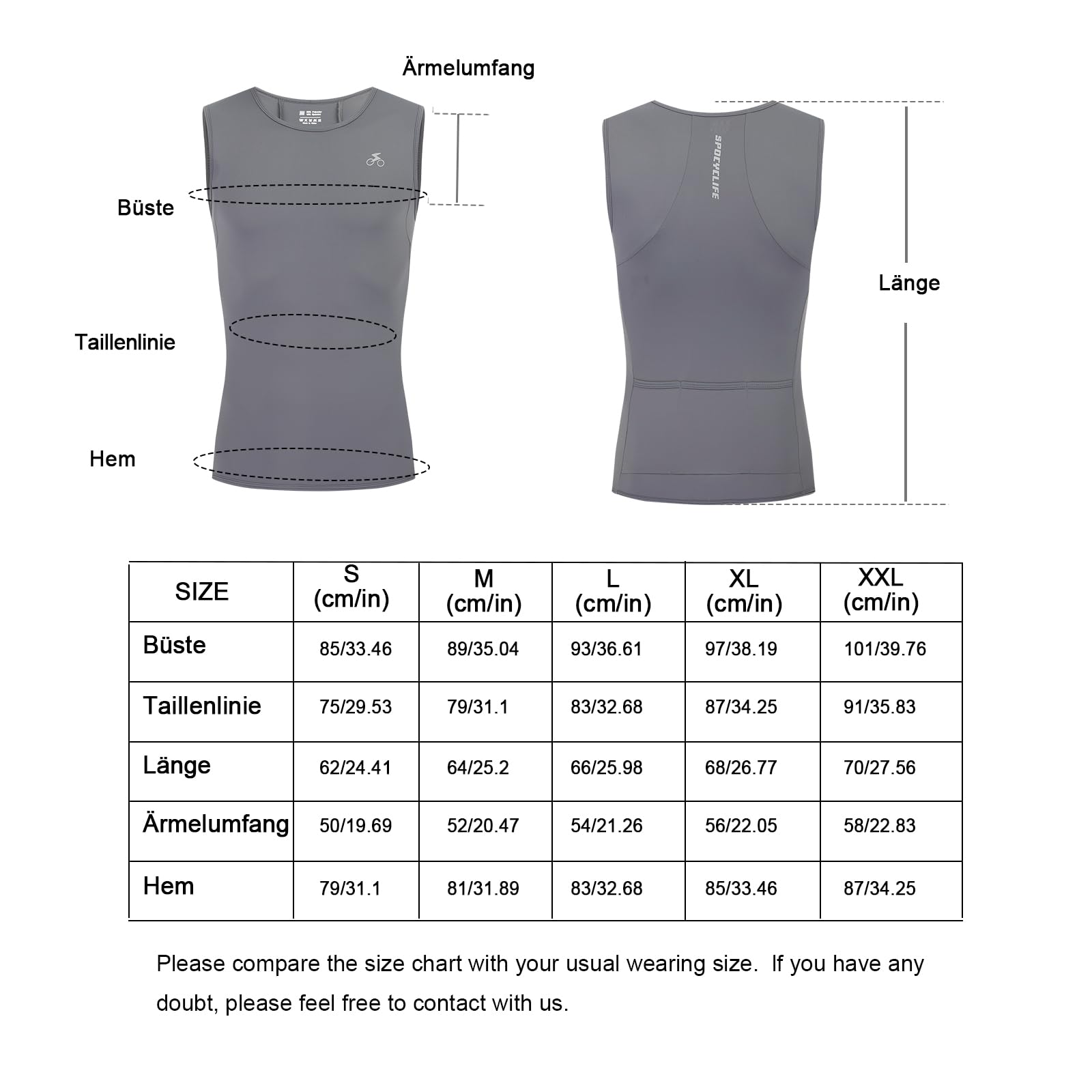 Maillot de Cyclisme sans Manches Homme Respirant et Léger, Maillot de Vélo de Débardeur Homme à Séchage Rapide avec 3 Poches Idéal pour Cyclisme et l'Entraînement