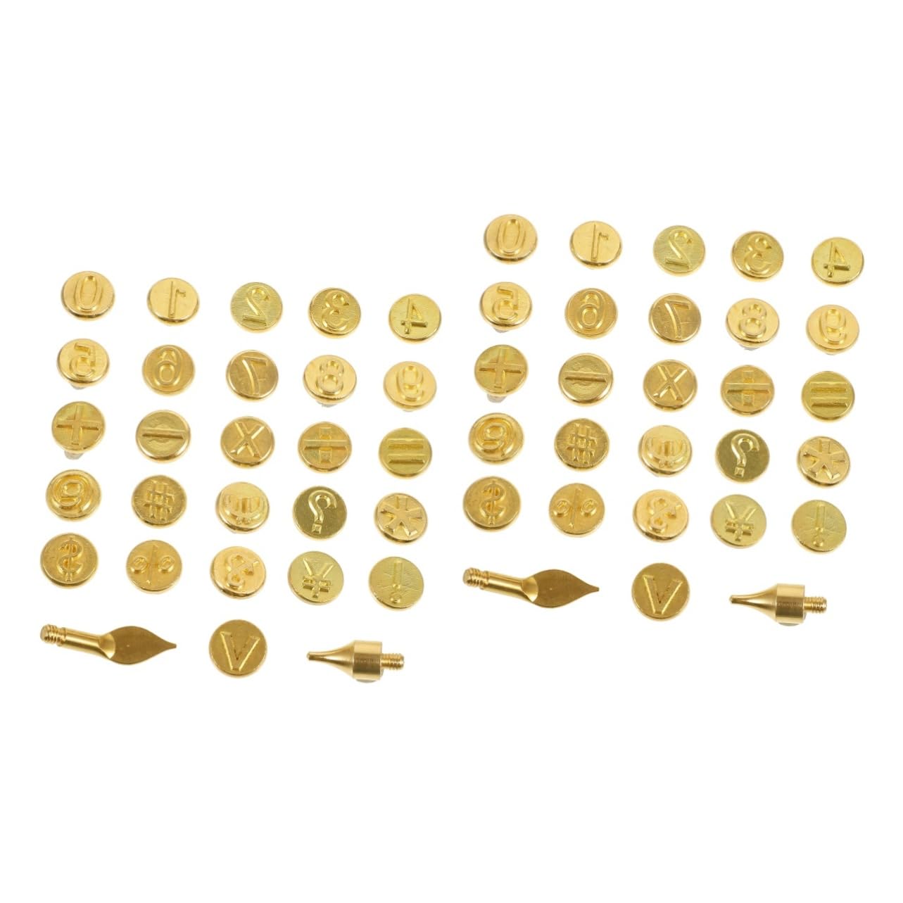 HOMSFOU 2 Set Punte per Pirografia Numerate Kit Strumenti per Incisione e Creazioni per Fai da Te Accessori per creatività e Progetti Unici