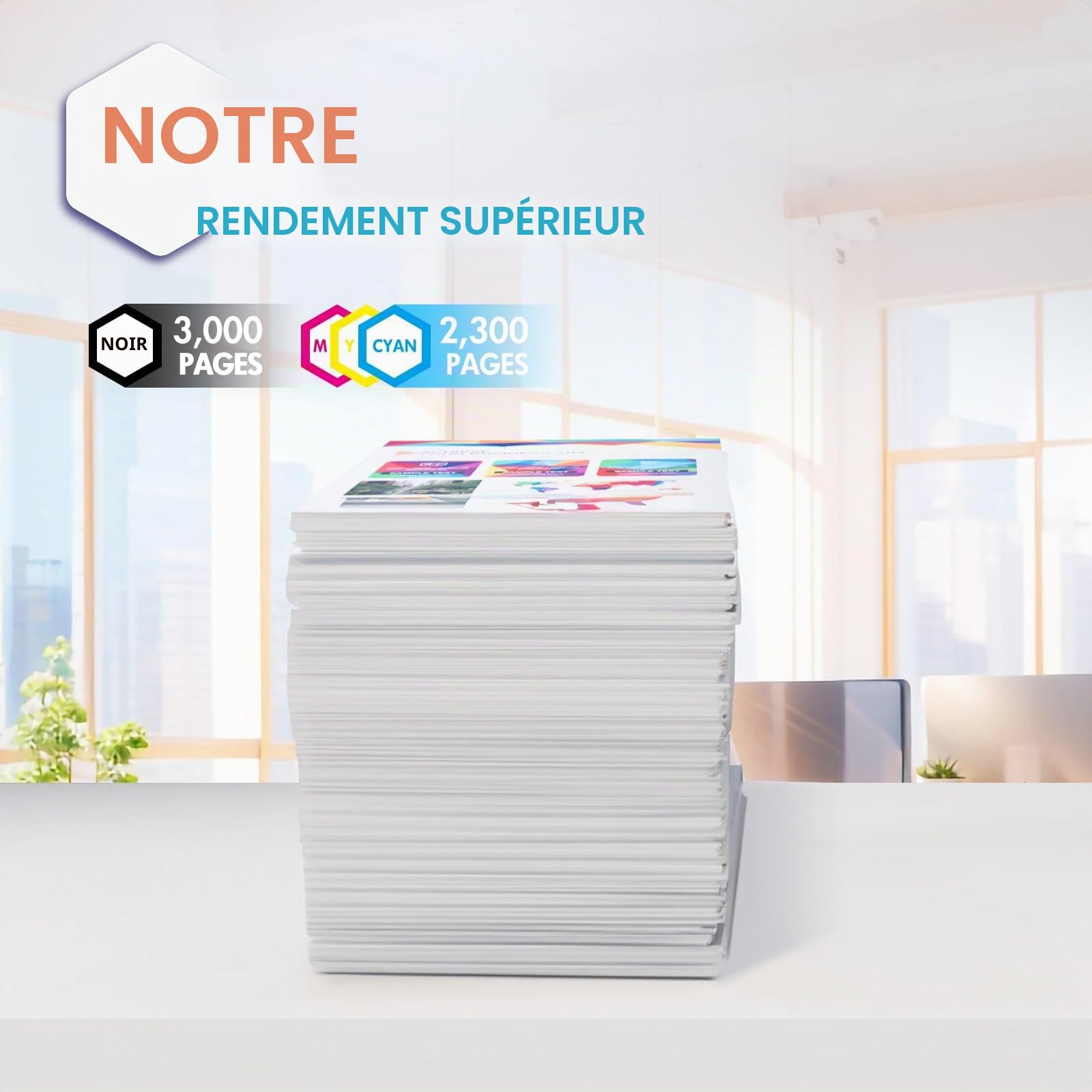 TN247 DCP-L3550CDW TN-243CMYK Toner 4-Pack Compatible pour Brother MFC-L3750CDW TN243 TN243CMYK Multipack HL-L3210CW MFC-L3770CDW HL-L3230CDW MFC-L3710CW DCP-L3510CDW TN-243 Noir Cyan Magenta Jaune