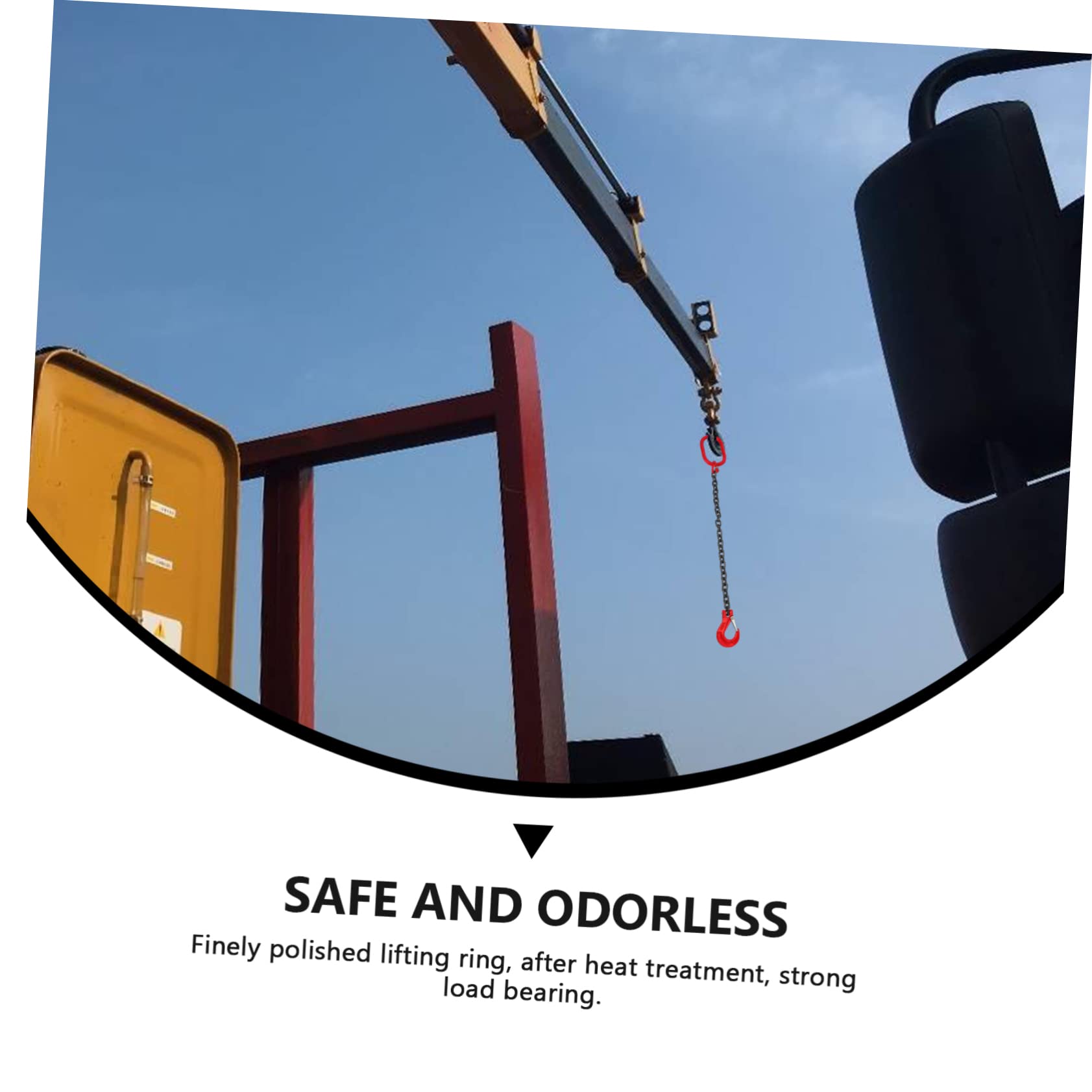 Robuste Hebekette mit Haken 1 Tonnen Manganstahl für Baustelle