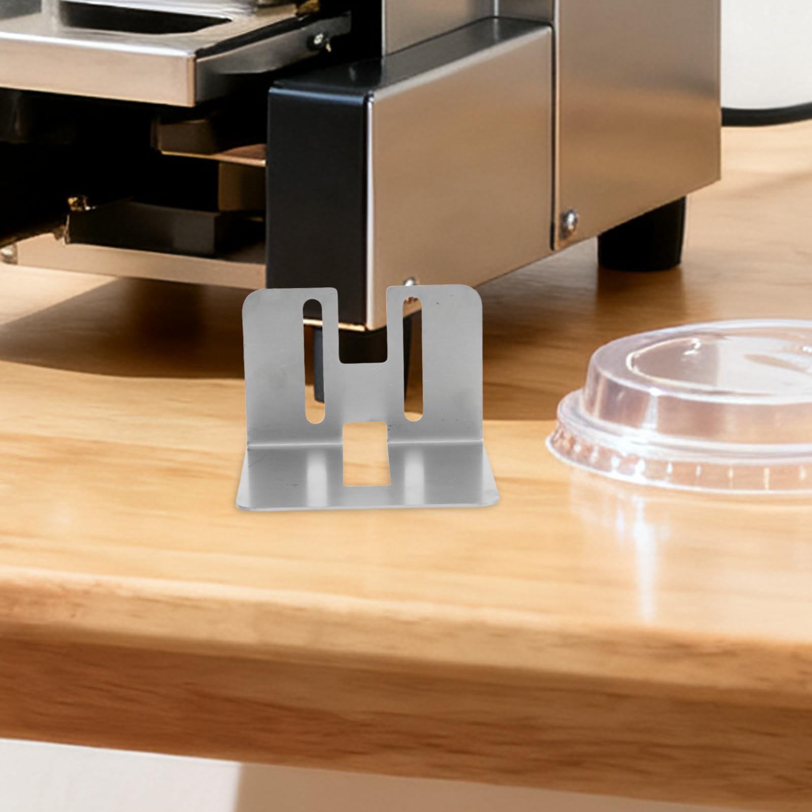 Vassoio in Inox per Macchina Sigillatrice Tazze Bubble Tea Supporto Robusto e Compatibile per Sostituzione Accessorio Macchine Sigillanti Latte Design Compatto per Uso Commerciale