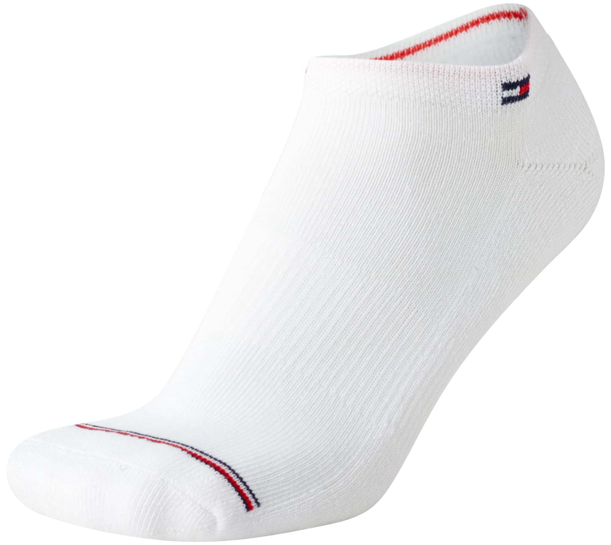 Tommy Hilfiger Calcetines invisibles para mujer, paquete de 12 calcetines ligeros de rendimiento atlético acolchados para correr de corte bajo para mujer