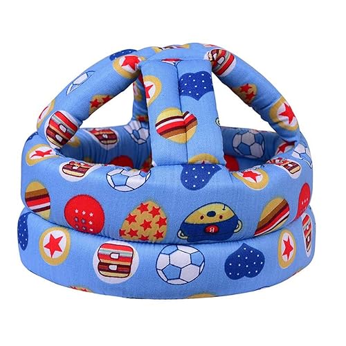 TORASO Casco de bebé, casco de cabeza para bebé para gatear, gorro de parachoques con cojín de cabeza, protector suave para niños pequeños que
