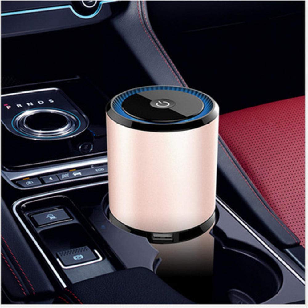 Purificador de Aire para Coche, ionizador de Cabina, Limpiador de Iones portátil, USB, Elimina el Olor a Humo @ púrpura