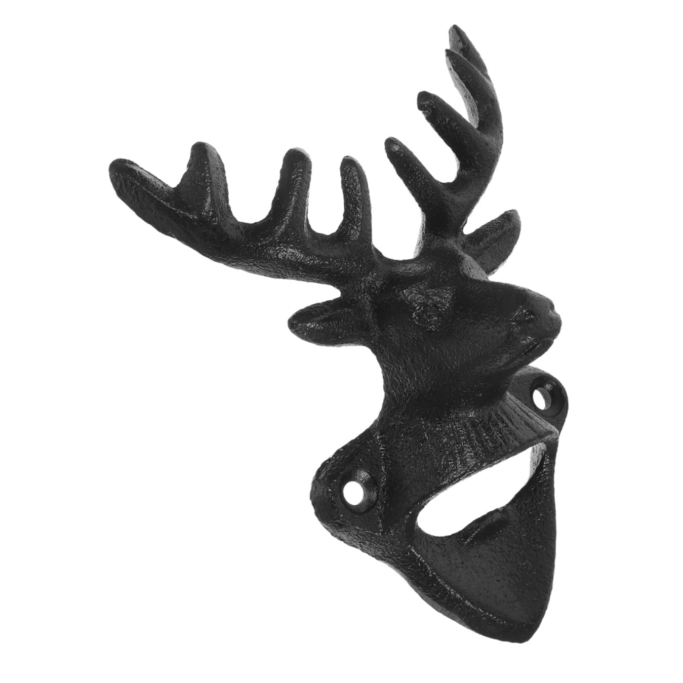 MAGICLULU Abridor De Botellas De Cerveza De Metal Resistente De 4 Piezas Con Forma De Asta De Ciervo Para Montar En La Pared O Portátil Para Fiestas Y Graduaciones.