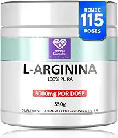 Arginina Em Pó 100% Pura | 350g 115 Doses - Ativo Importado