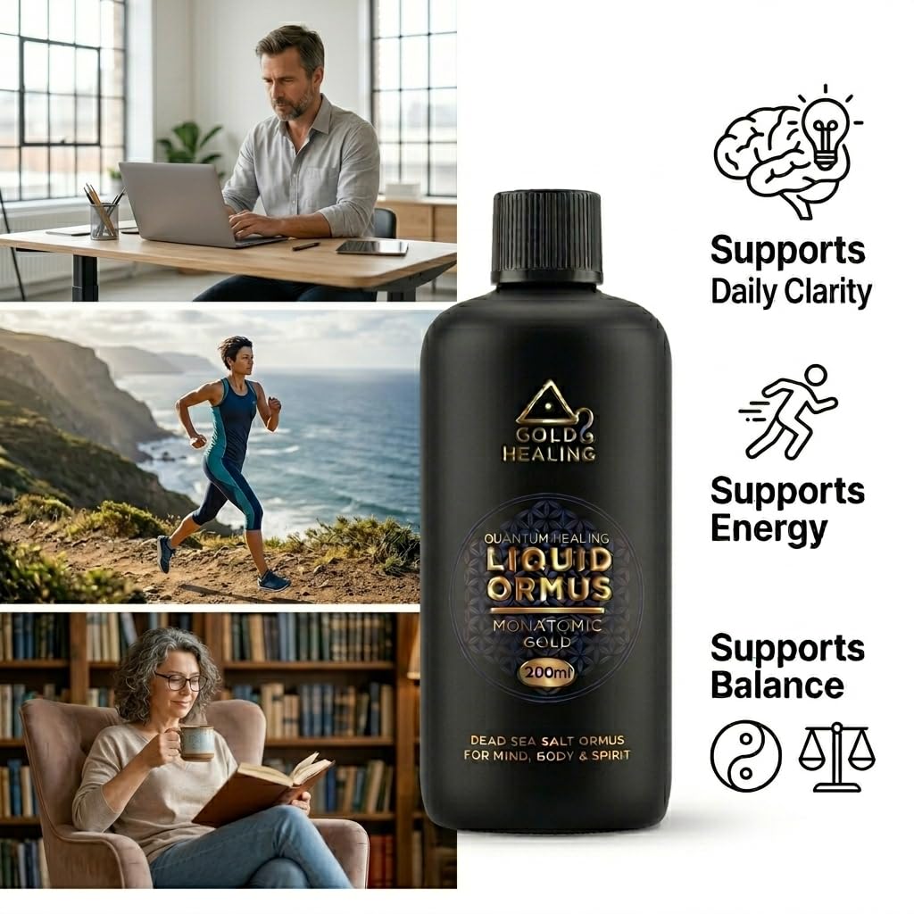 ORMUS Liquide 2 x 200 ml Monatomic Mana, Mufkutz, Sels de la mer Morte pour l'esprit, le cerveau, le corps et l'esprit