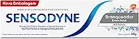 Sensodyne NOVO Creme Dental Branqueador Extra Fresh com Flúor, Anti Tártaro, Proteção Diária Contra Sensibilidade, 50g