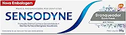 Sensodyne NOVO Creme Dental Branqueador Extra Fresh com Flúor, Anti Tártaro, Proteção Diária Contra Sensibilidade, 50g