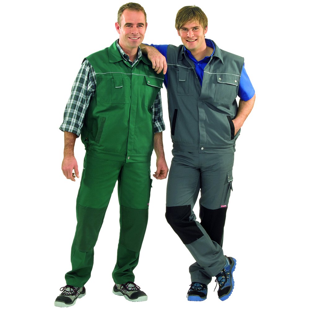 Planam Unisex Canvas Bundhose Canvas 320" Größe 102 in braun/schwarz (1er Pack)