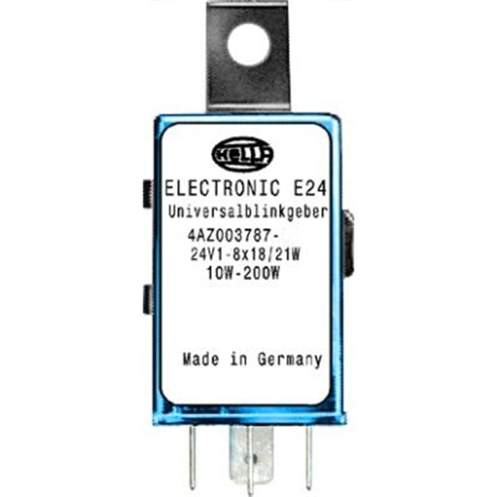 HELLA 4AZ 003 787-071 Blinkgeber - 24V - 4-polig - Anbau - elektronisch - mit Halter | 4AZ 003 787-071, Blinkgeber
