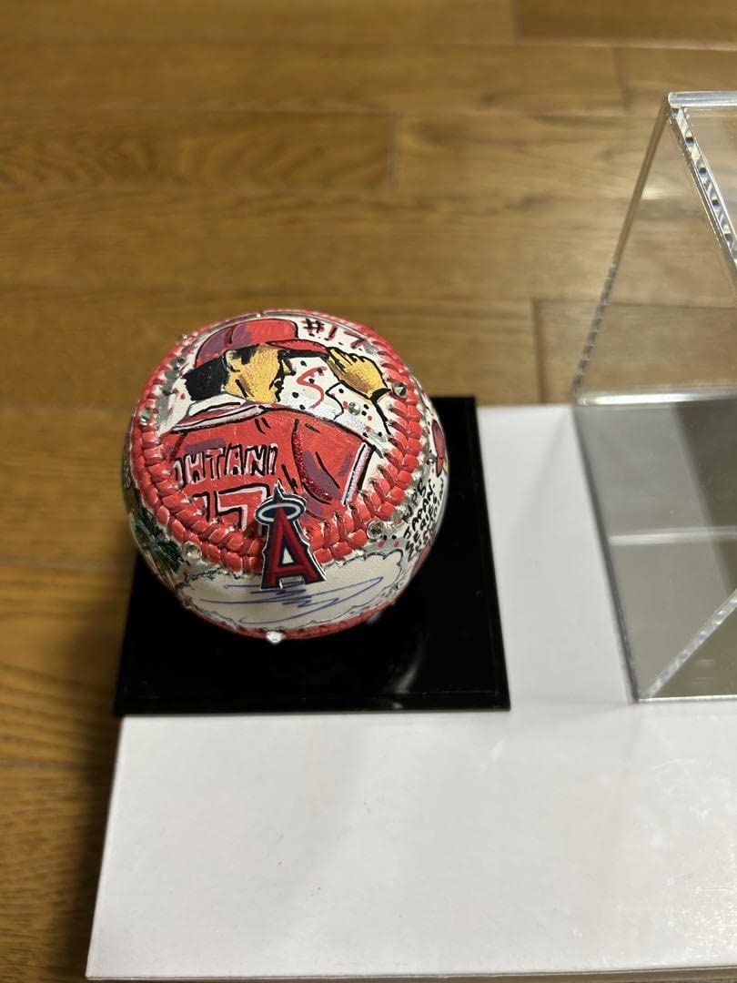 大谷翔平直筆サインボール×チャールズ・ファジーノ 限定世界1!!超激レアデビュー年2018 MVP 大谷翔平 直筆サインボール