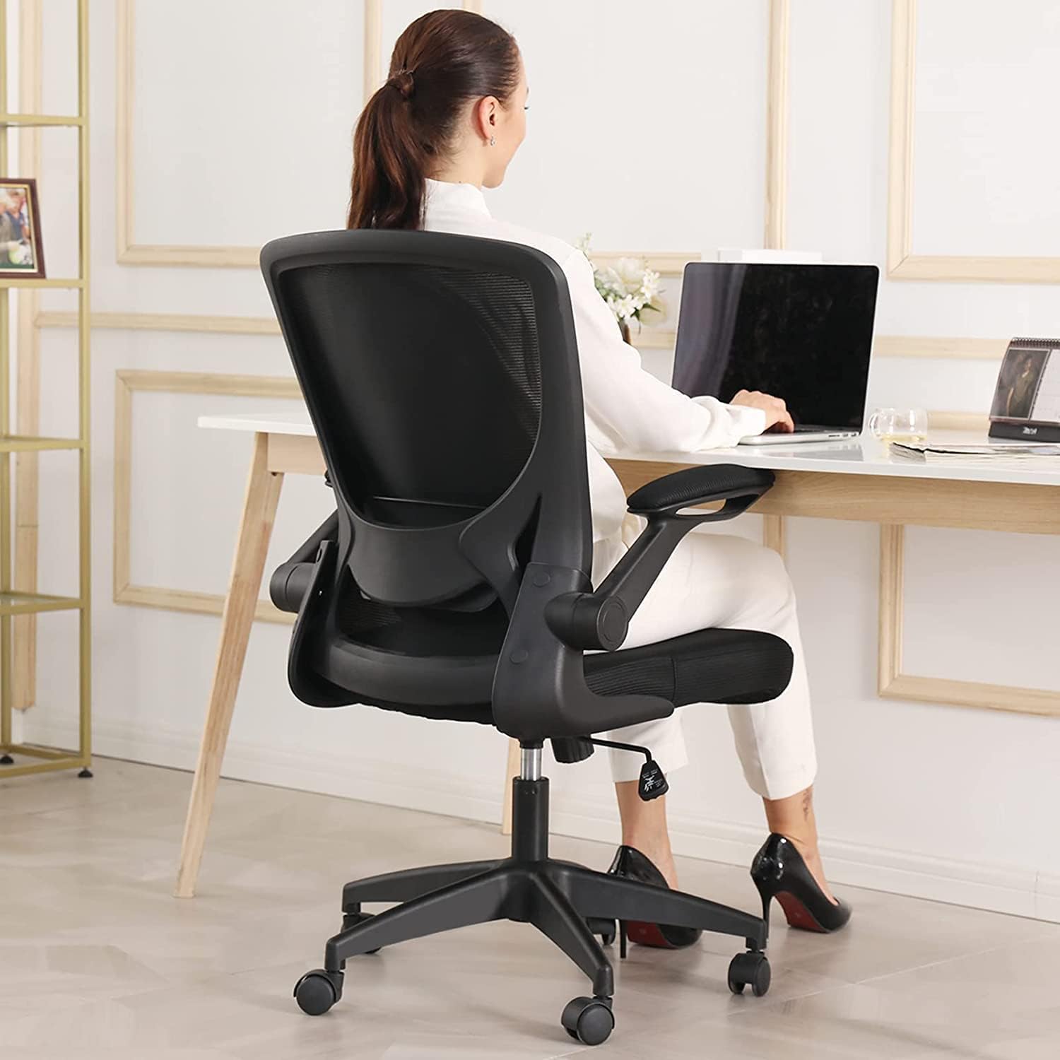 Ergonomic Office Chair, KERDOM Breathable Mesh Desk Chair, Lumbar