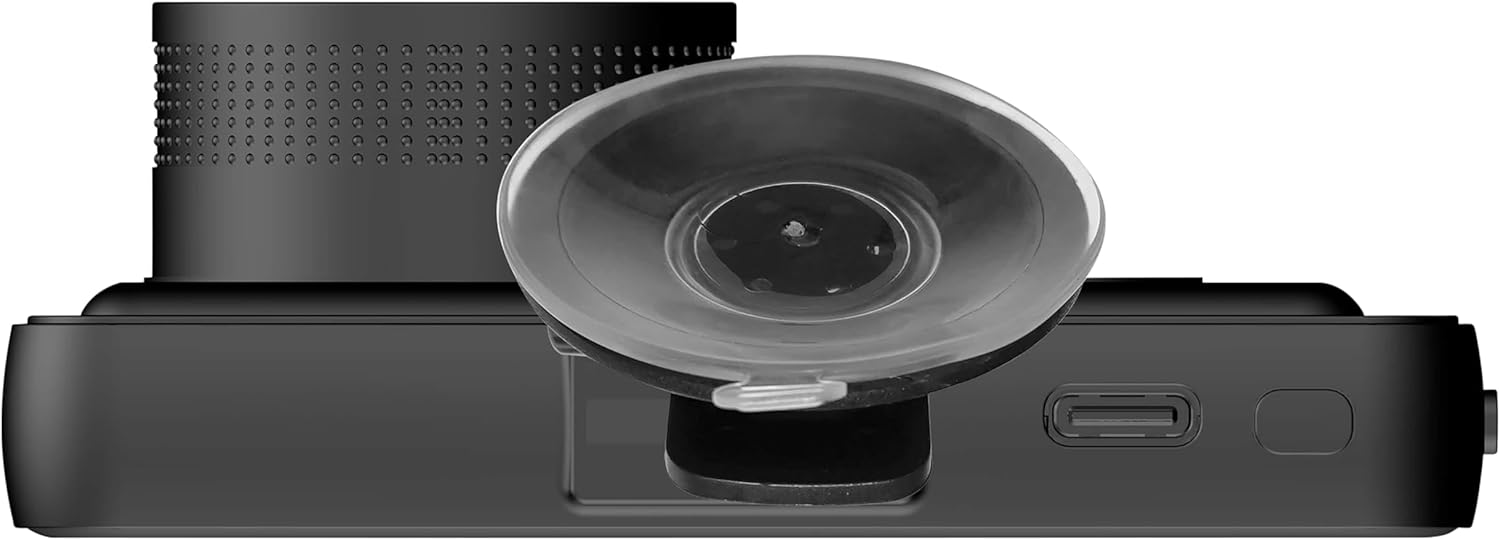 Denver CCT-1650 Dashcam Top View with USB Port