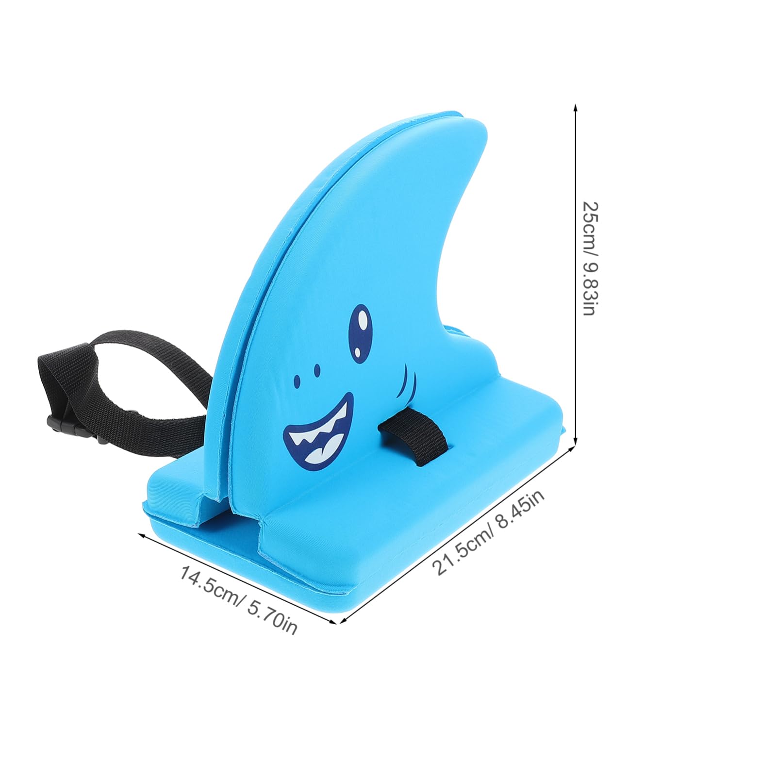 BESPORTBLE Swimming Equipment Kids Back Float Shark Shape Floating Pool Float Learning Swim Trainer