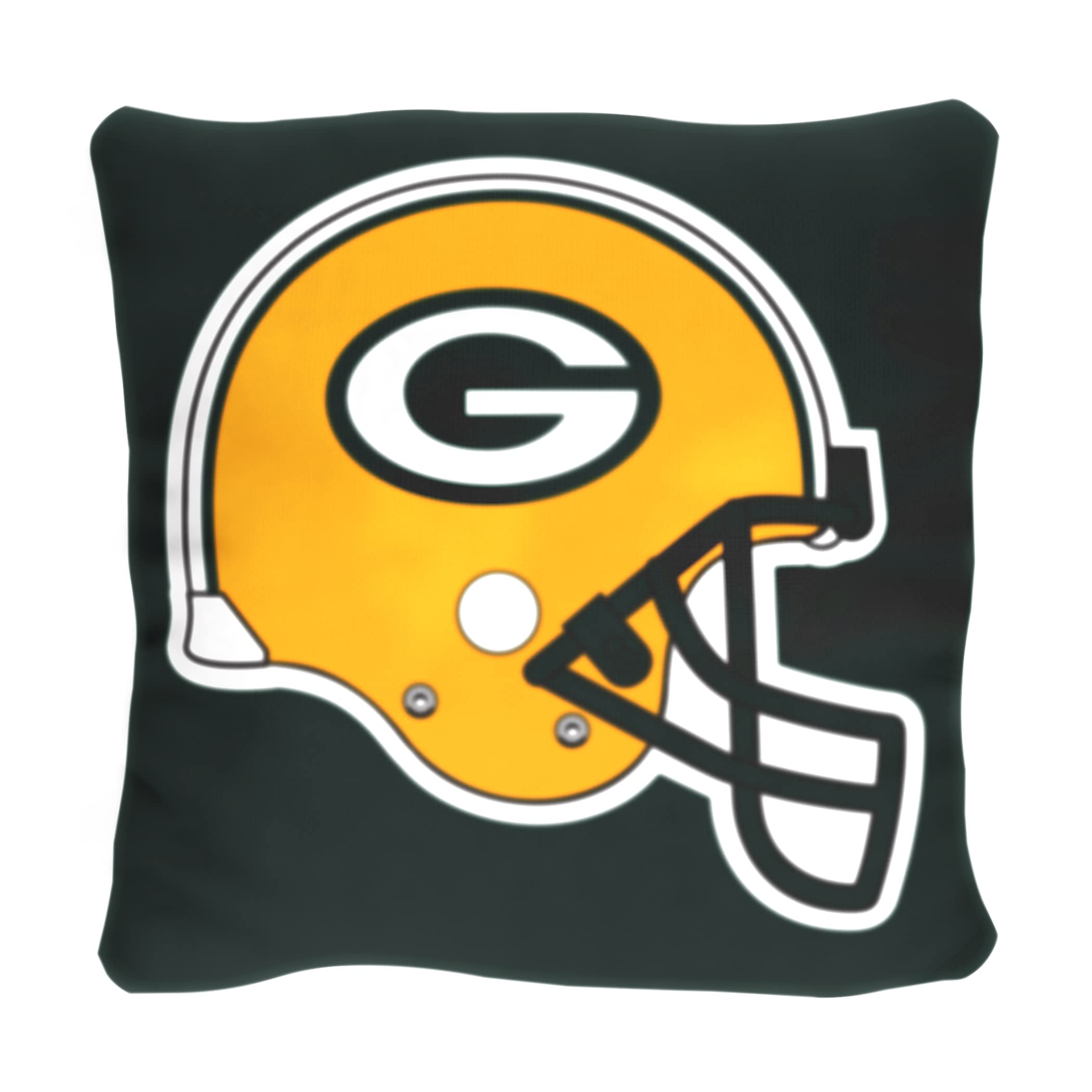 NORTHWEST NFL Pillow 14X14 and Throw Blanket 40X50 Inch Set with Back Pocket, Green Bay Packers