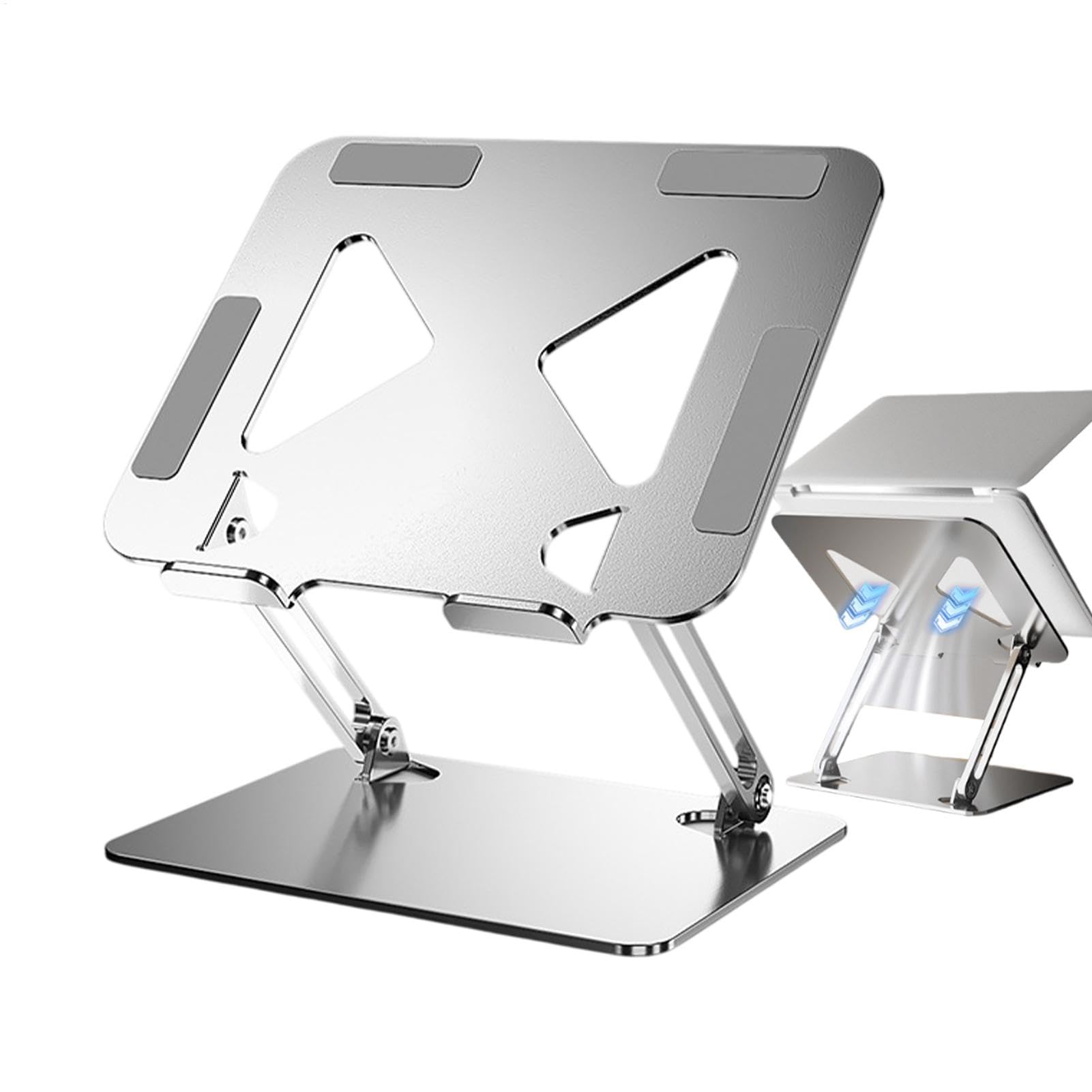 Supporto per laptop da scrivania, supporto per notebook da scrivania | Supporto per riser portatile pieghevole, supporto ergonomico per computer per il massimo comfort