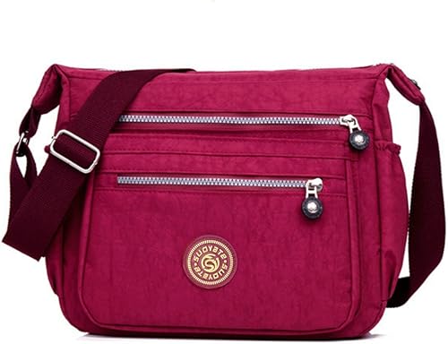 Amazon Vivisclassic 斜めがけバッグ ナイロンバッグ 防水バッグ 多機能バッグ 小物整理 ショルダーバッグ レディース トラベル バッグ ユニセックス 大きめ きれいめ 大容量 軽量 Vivisclassic 斜めかけバッグ