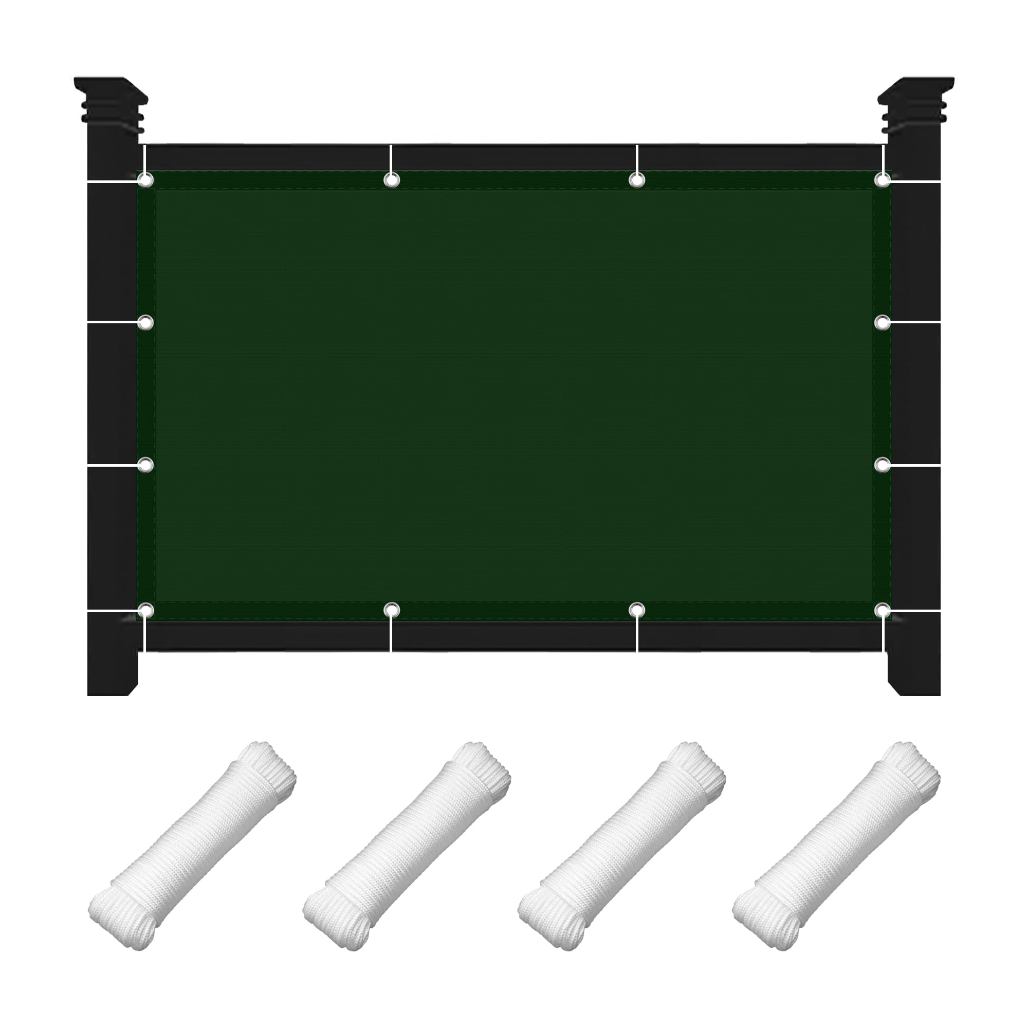 Voiles d'ombrage pour jardins et terrasses : la solution 5x6.5m contre la chaleur et la pluie