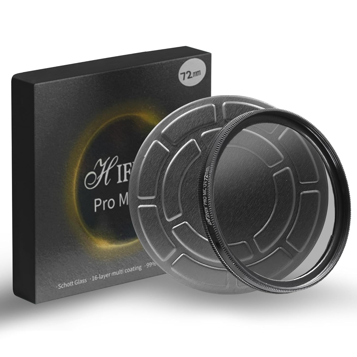 HIFFIN PRO Concept 72mm MC UV Protection Filter, 18 Multi-Layer Coated HD/Waterproof/Scratch Resistant UV Filter with Nanotech Coating, Ultra-Slim UV Filter for 72mm Camera Lens (B09DLC2WGX) Amazon Price History, Amazon Price Tracker