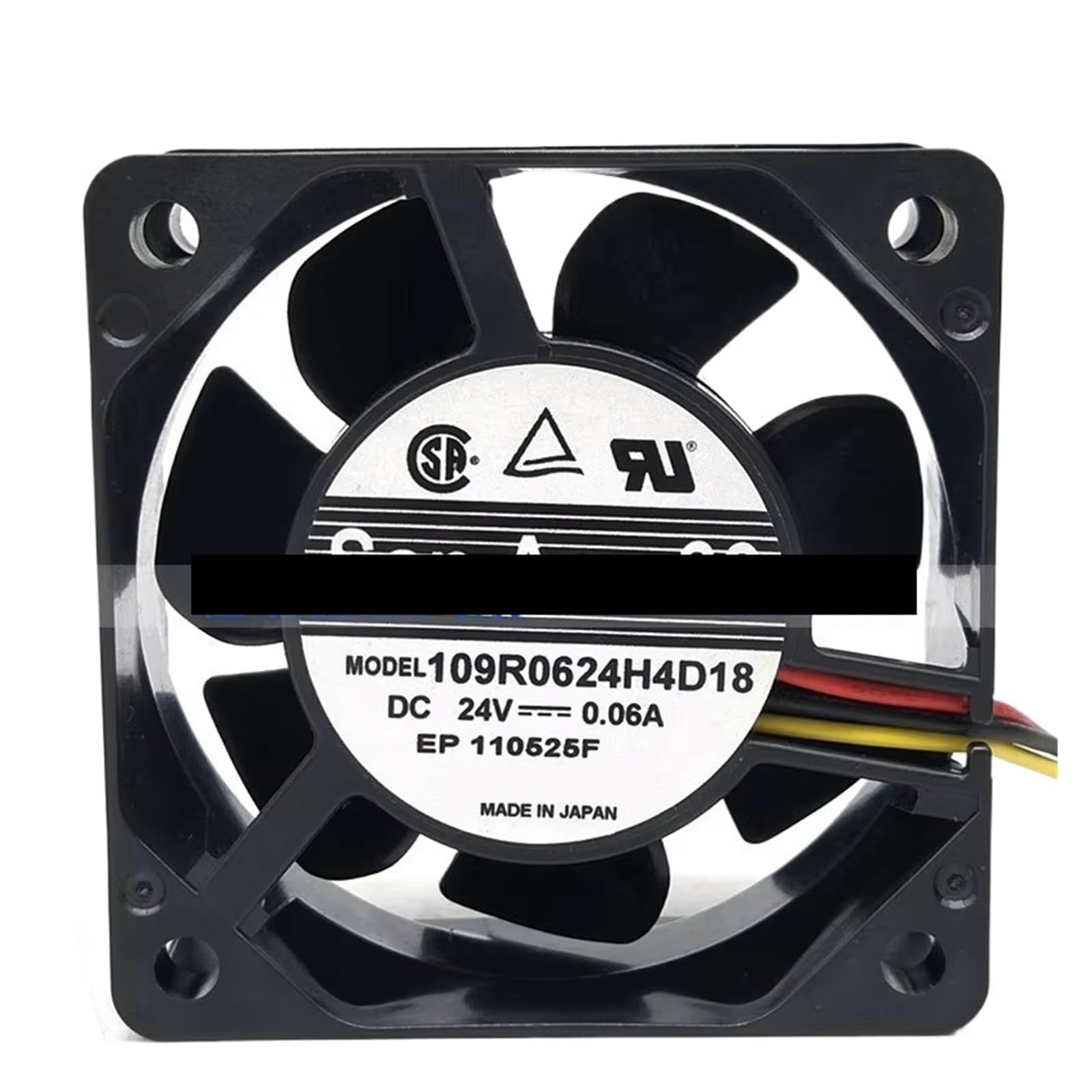 PEQYUACTE 60 * 60 * 25MM 6CM Cooling Fan 24V 0.06A 109R0624H4D18