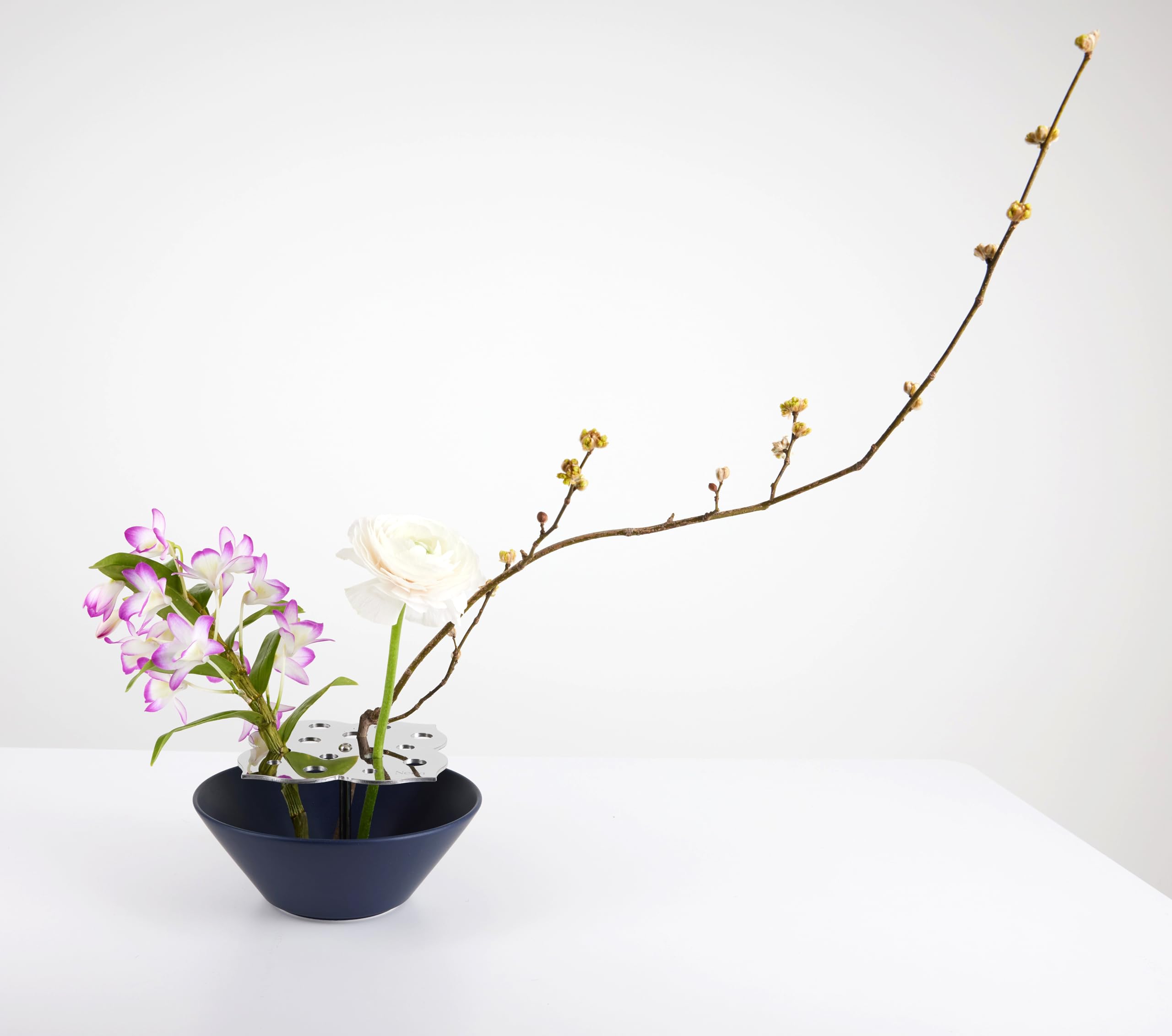 vintage フラワーベース 濃紺×白 ヴィンテージ ネイビー 花瓶☘️ vintage フラワーベース 濃紺×白 ヴィンテージ ネイビー 花瓶