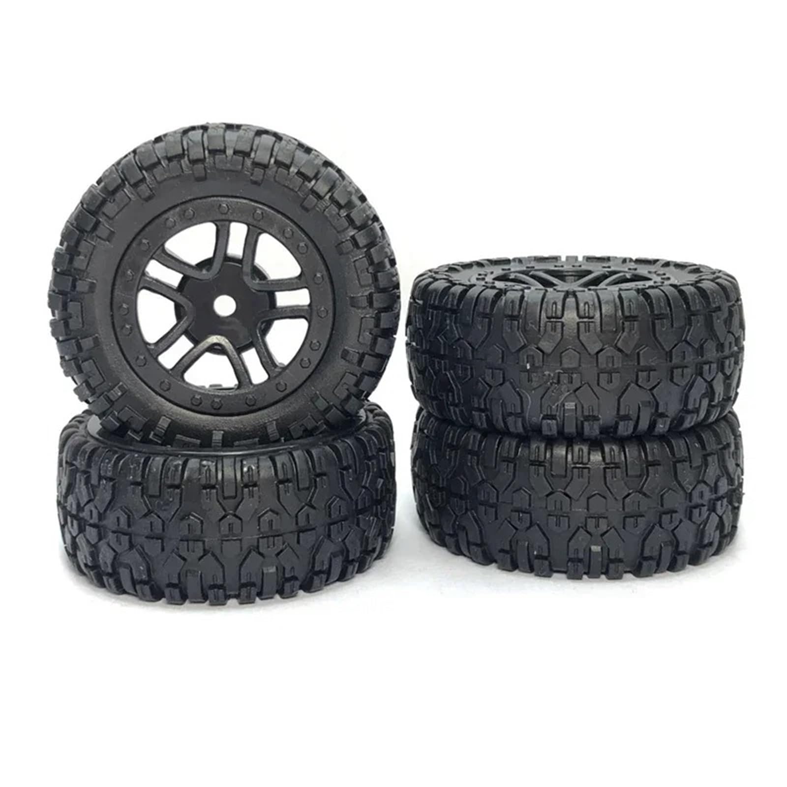 para Pxtoys para Enoze 9300 9302 9300E 9302E 9303E 9304E 1/18 RC Repuesto Coche 4 Uds Accesorios Rueda Neumático Piezas Mejora PX9300-21 Piezas Mejora RC