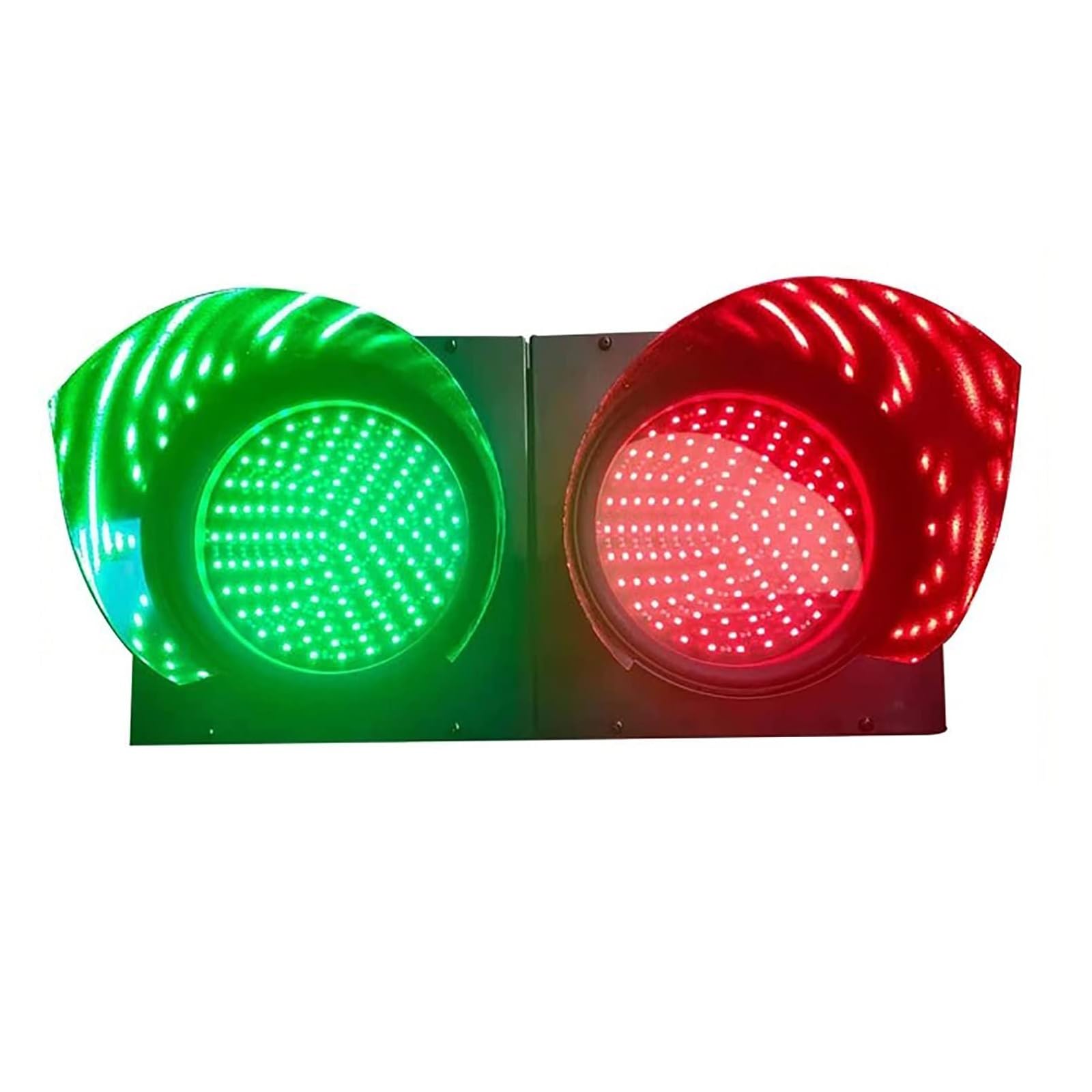 Xkednmf One Color 8In Led Traffic Stop Light Indicator Light, With Remote Control,Red/Green Stop And Go Light, Dock Bay Indicator Warning Light For Roads, Toll Booths, Terminals