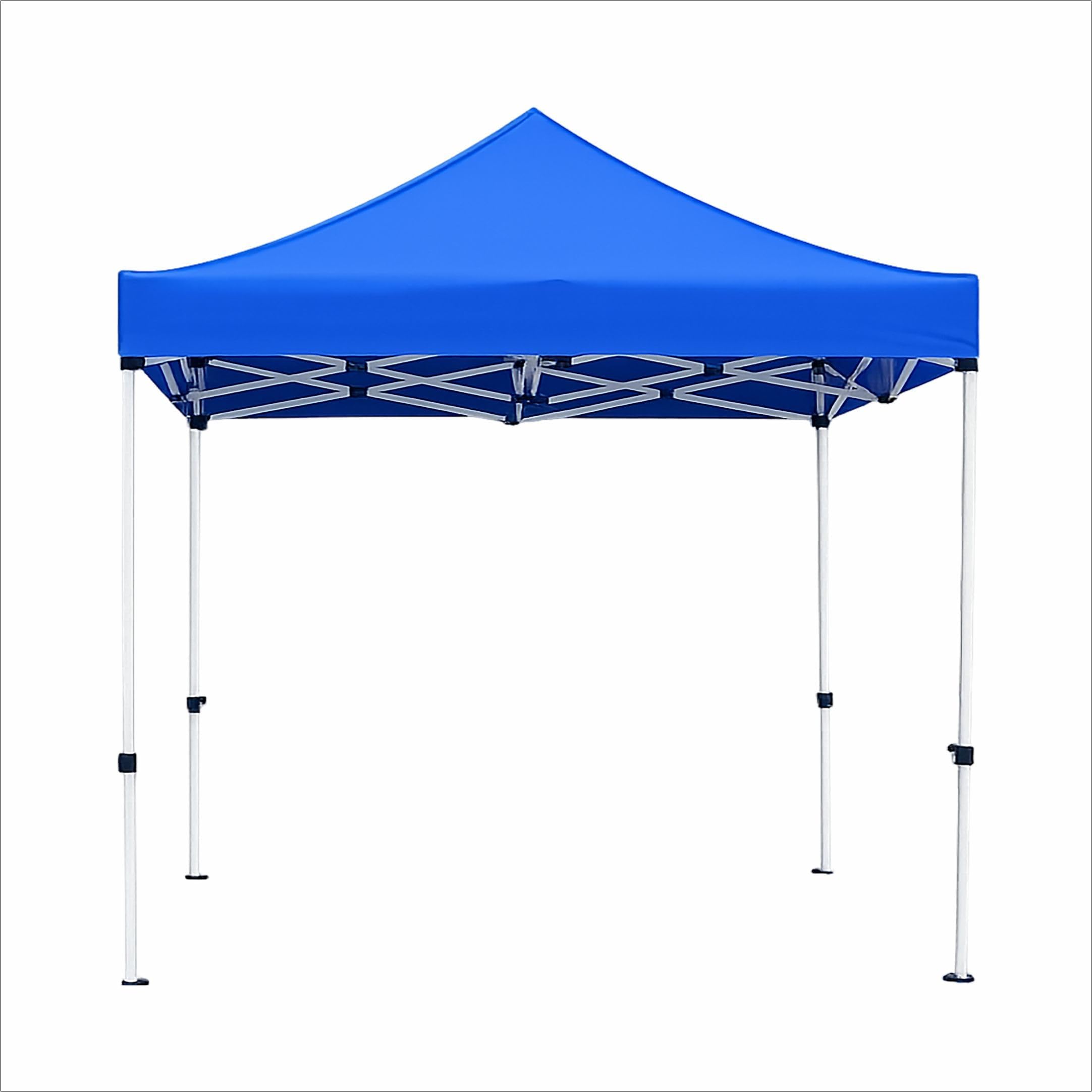 7 Star Decor Foldable Heavy Duty Advertisement Canopy Tent (6ft X 6ft,17 kg) (Blue, 6 X 6 Ft (17 Kg))