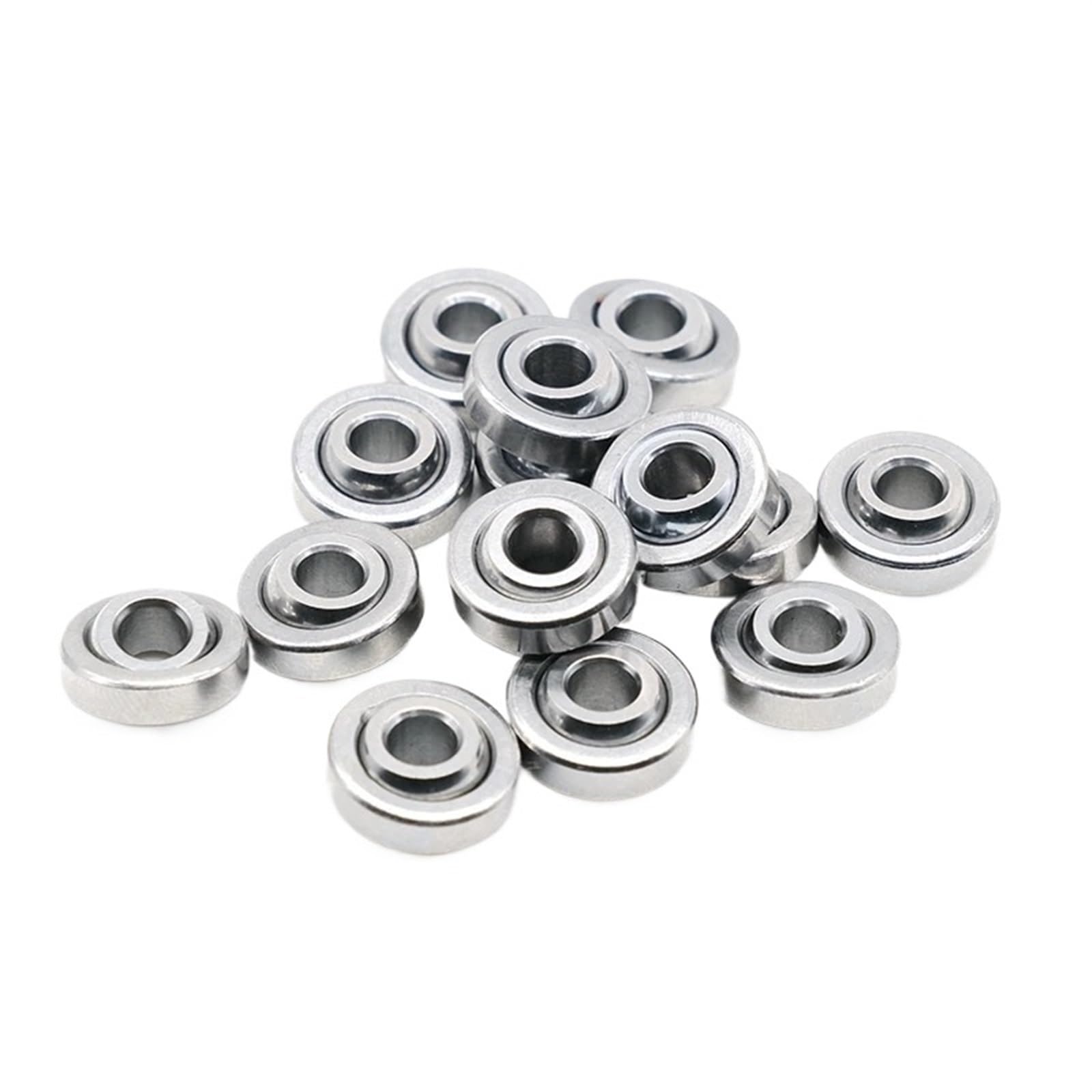 Deep Groove Double Rubber Seal Bearings 5pcs Self-lubricating Radial Spherical Plain Bearings for 3D Pinter Parts(GE10C)