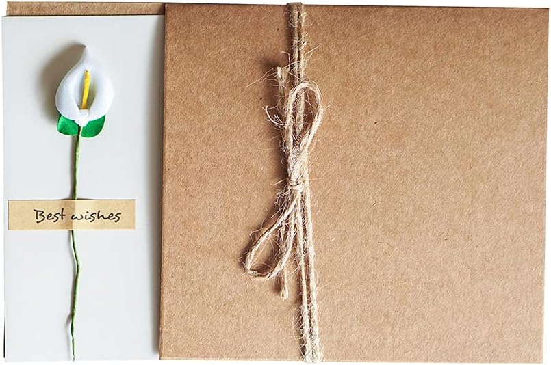 Tricolor グリーティングカード 10枚セット 立体 ドライフラワー メッセージカード おしゃれ お祝いカード 誕生日 Tricolor グリーティングカード 10枚セット 立体 ドライフラワー メッセージカード おしゃれ お祝いカード 誕生日