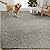 GORILLA GRIP Original Faux-Chinchilla Area Rug, 5x7 FT, Many Colors, Soft Cozy High Pile Washable Kids Carpet, Rugs for Floor, Luxury Shag Carpets for Home, Nursery, Bed and Living Room, Dark Gray