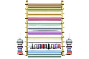 Wall-Mounted Rolling Garment Rack For Hanging Clothes