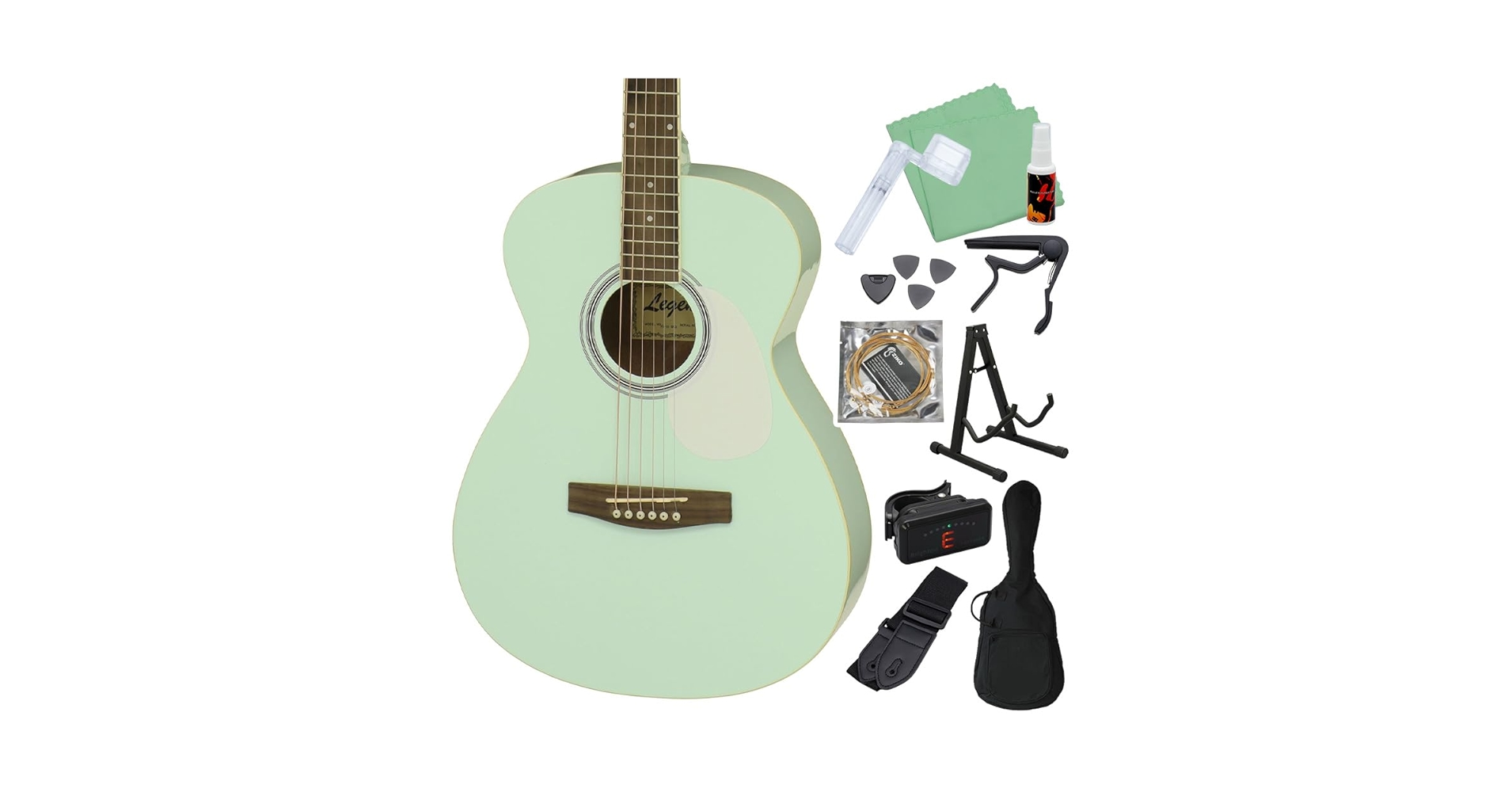 Amazon | LEGEND FG-15 Surf Green アコースティックギター